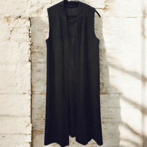 Unbranded Black Long Vest